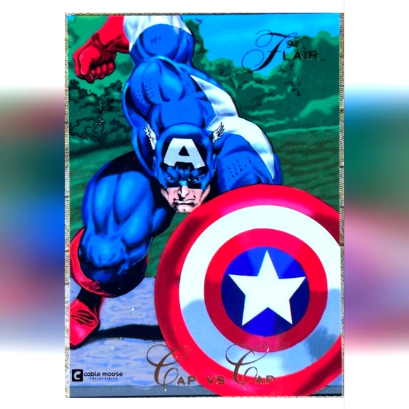 Captain America Trading Card🦸 Marvel Universe 🔥 - Picture 1 of 2
